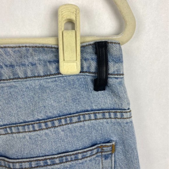 Alexander Wang Womens 26 Jeans Button Fly 100% Cotton Bleach Light Wash Straight - Picture 7 of 10